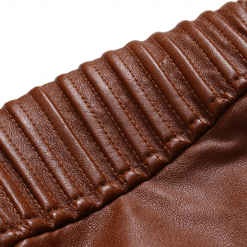 Chandler | Klassisk Stand-Krave Bikerjakke