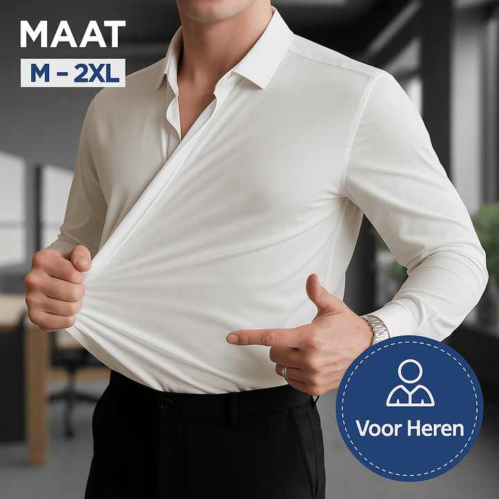 Cole | Casual Krølfri Stretch Skjorte