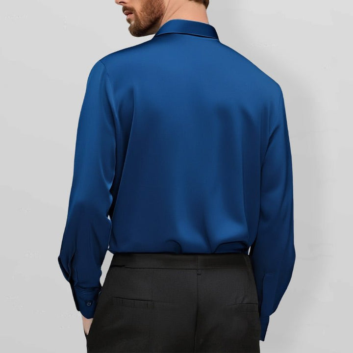 Cole | Casual Krølfri Stretch Skjorte