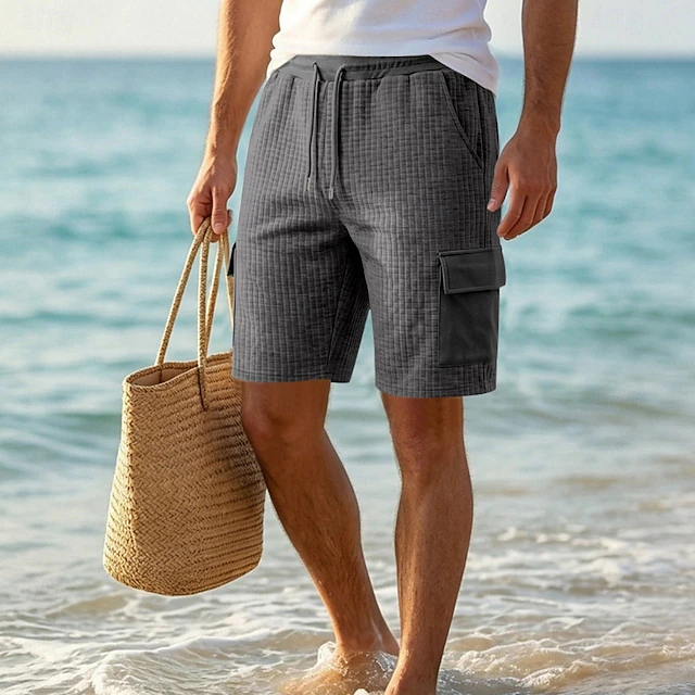 Bradford | Teksturerede Drawstring Shorts