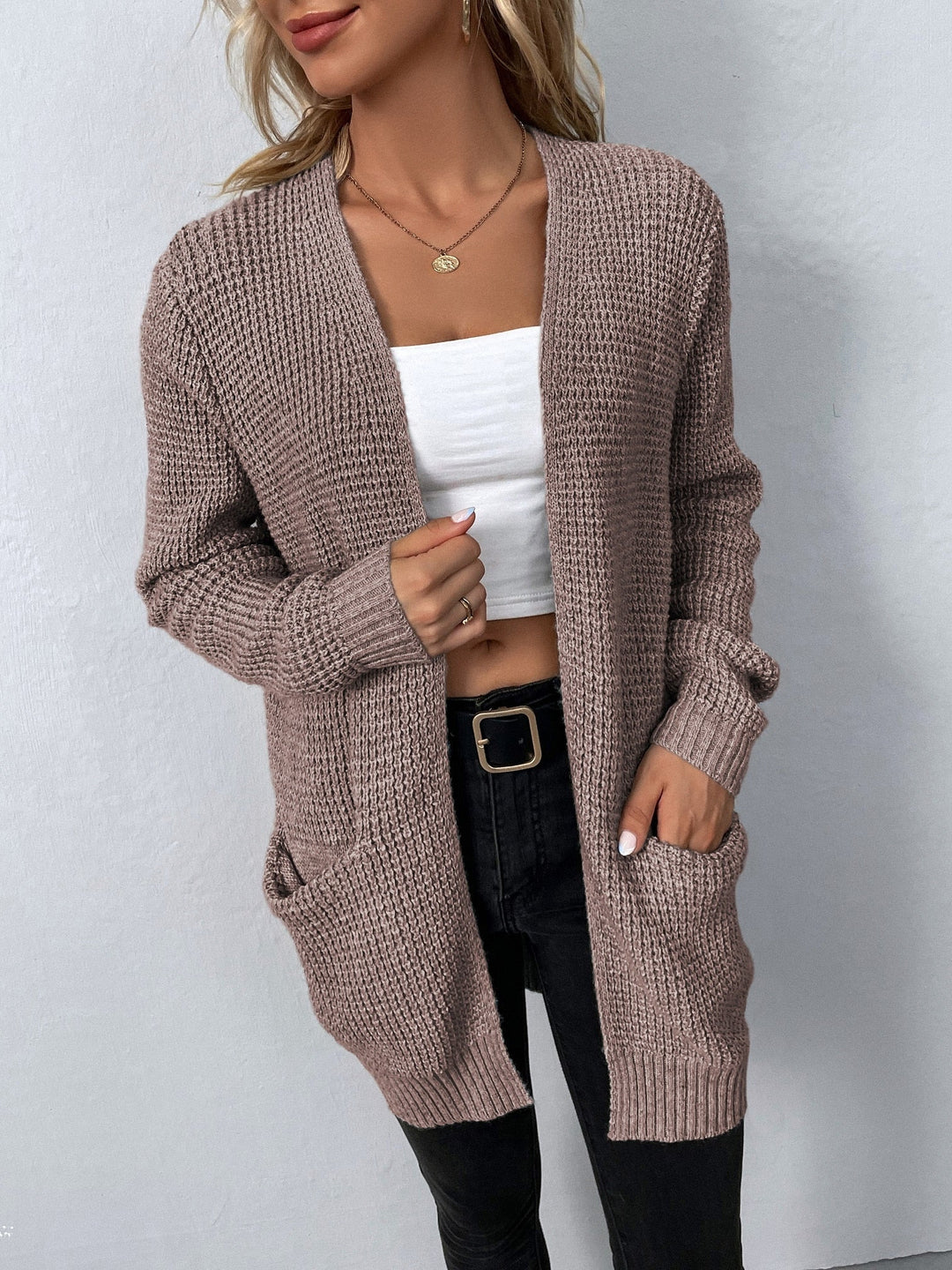 Gloria | Afslappet Åben-Front Cardigan