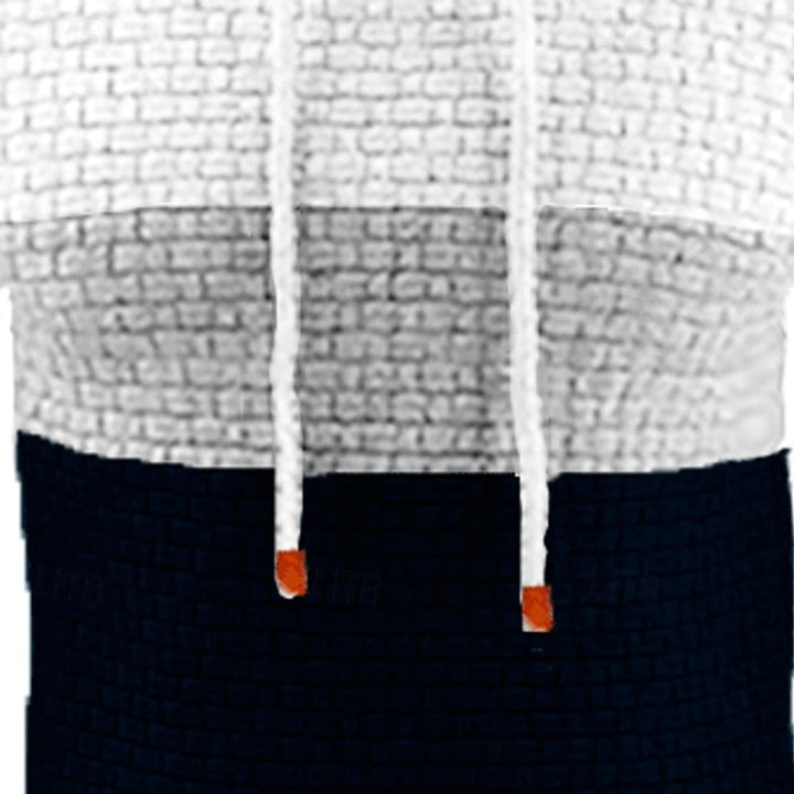 Hollis | Farveblok Tekstureret Hoodie