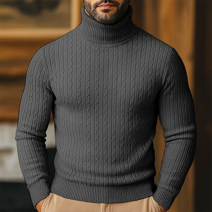 Rupert | Kabelstrik Turtleneck Sweater