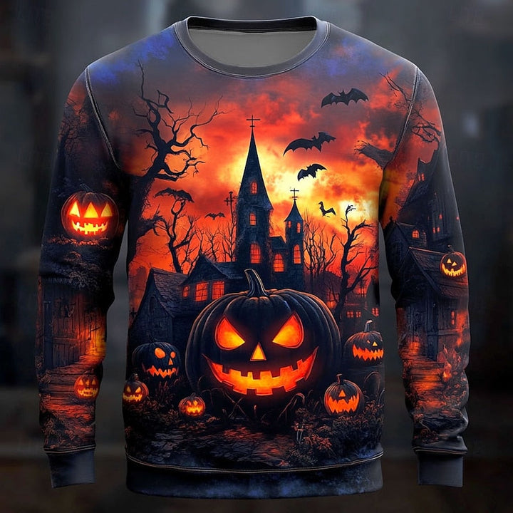 Casper | Halloween Grafisk Crew Neck Sweatshirt