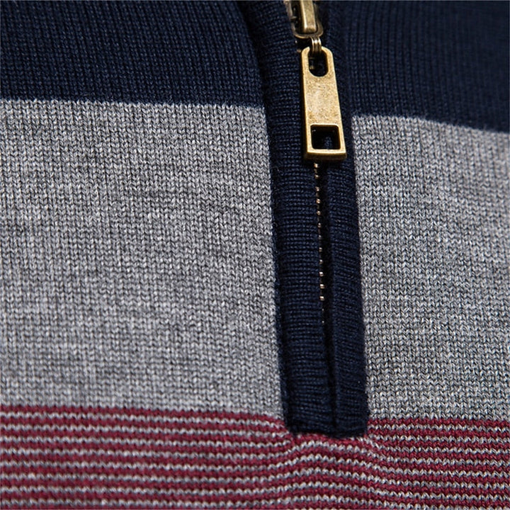 Gerald | Quarter-Zip Striktrøje