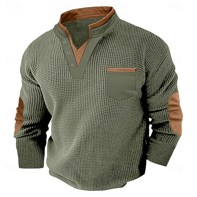 Harvey | Tekstureret Henley Skjorte