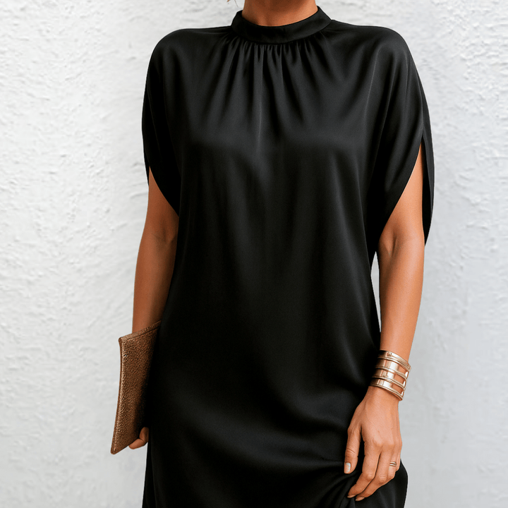 Scarlett | Flatterende Crew Neck Kjole