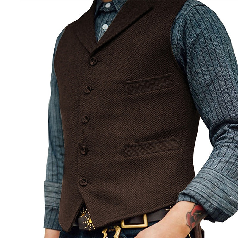 Gerard | Herringbone Skræddersyet Vest