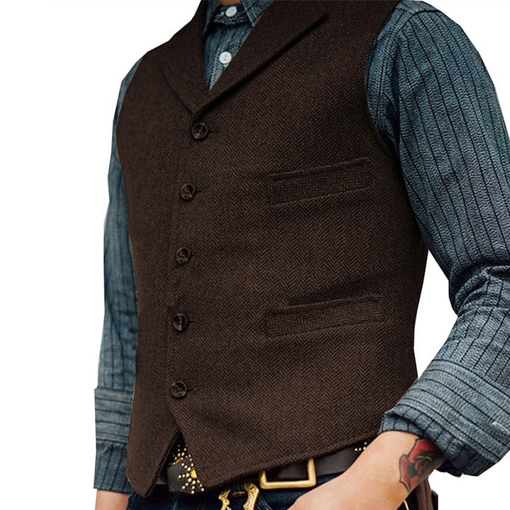 Gerard | Herringbone Skræddersyet Vest