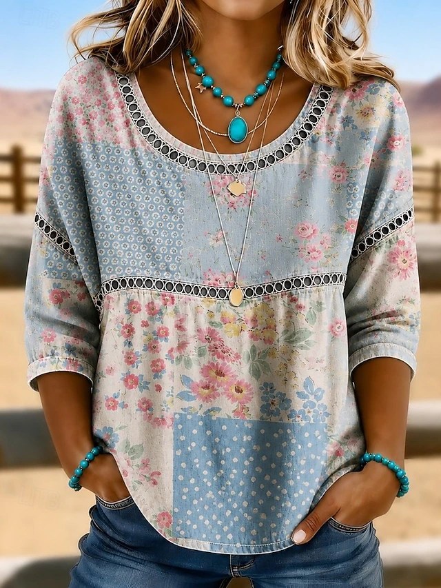 Rosalie | Bohemian Eyelet Top