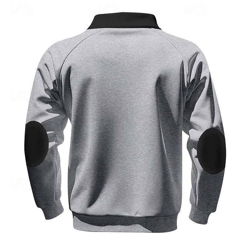 Keith | Quarter-Zip Farveblok Pullover