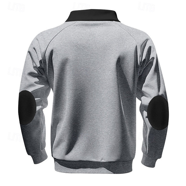 Keith | Quarter-Zip Farveblok Pullover