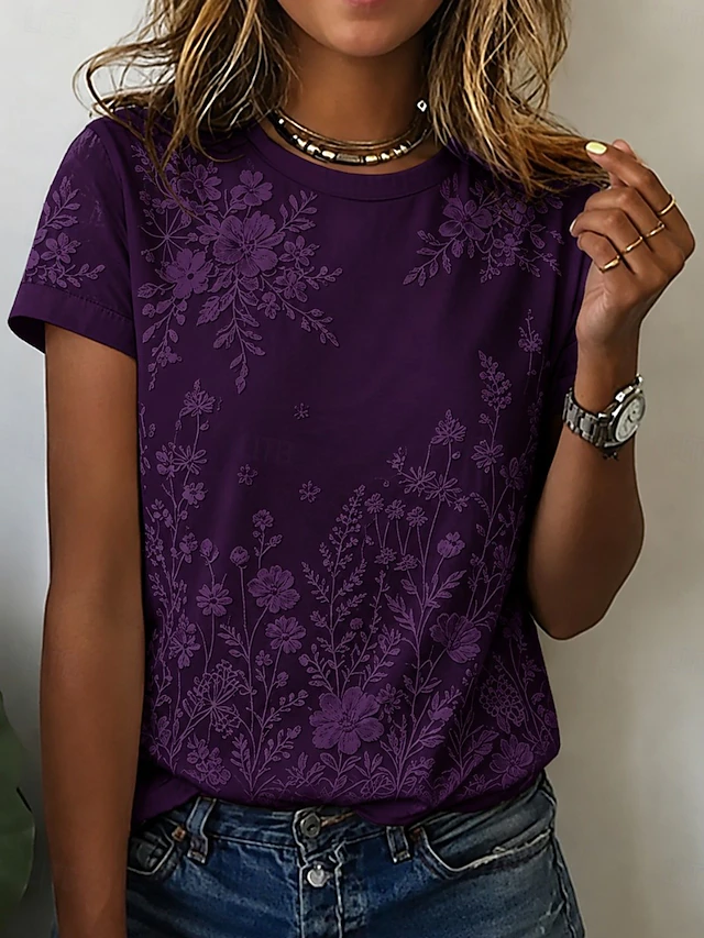 Willa | Blomstrende Floral Tee