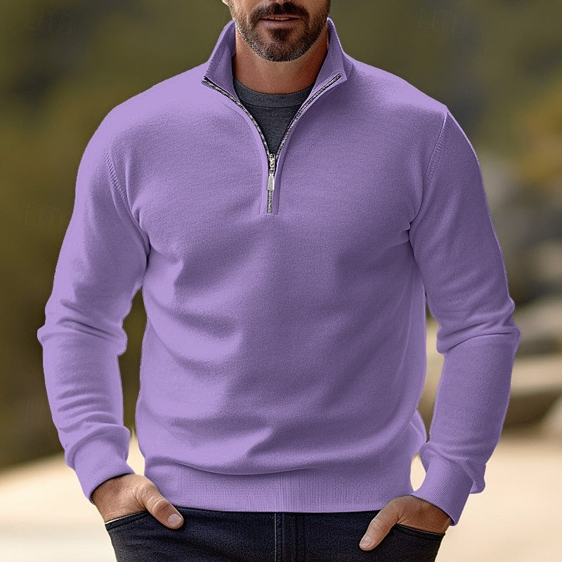Quentin | Raffineret Halv-Zip Pullover