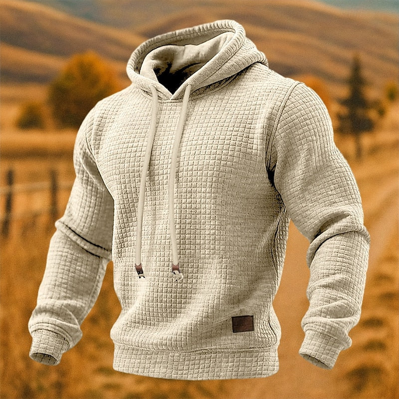 Beckett | Tekstureret Pullover Hoodie