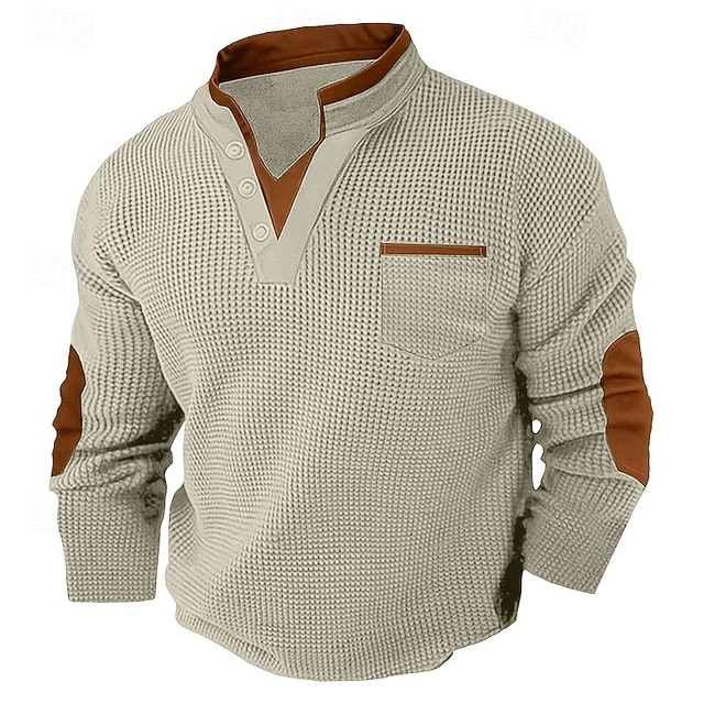 Harvey | Tekstureret Henley Skjorte