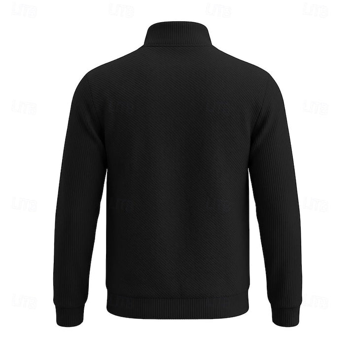 Quentin | Tekstureret Quarter-Zip Pullover