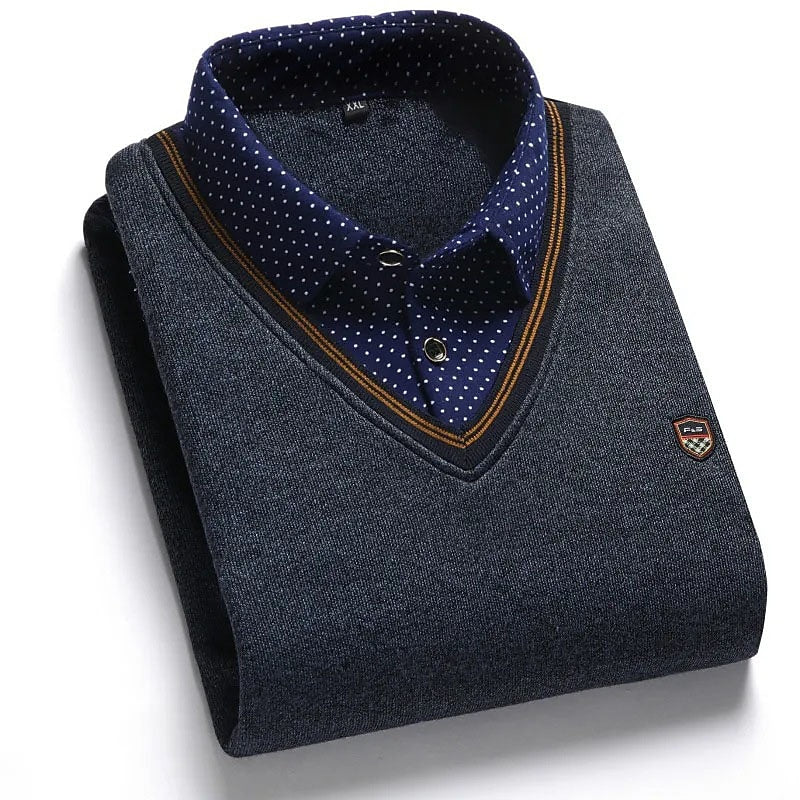 Wallace | Raffineret Mock-Krave Sweater