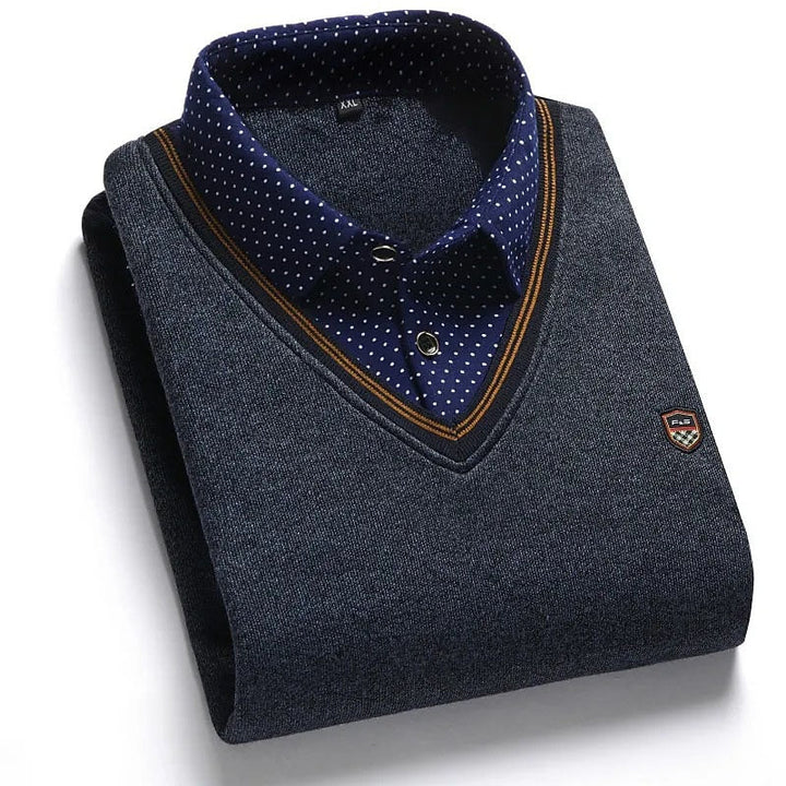 Wallace | Raffineret Mock-Krave Sweater