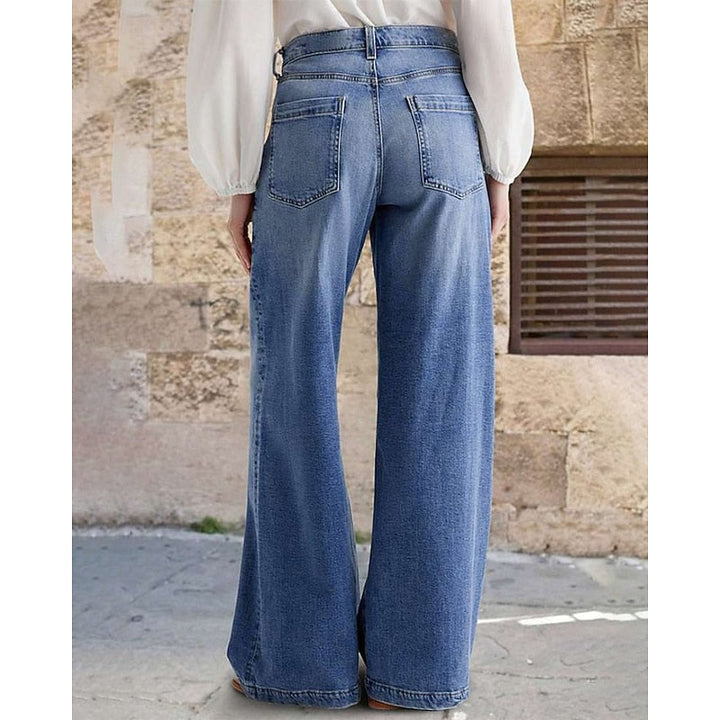 Rosmarin | Afslappede Bredbenede Jeans