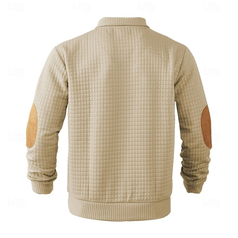 Garrett | Tekstureret Stående Krave Pullover