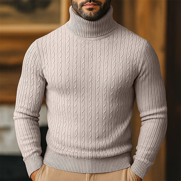 Rupert | Kabelstrik Turtleneck Sweater