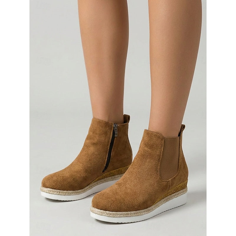 Vera | Cozy Wedge Ankelstøvler