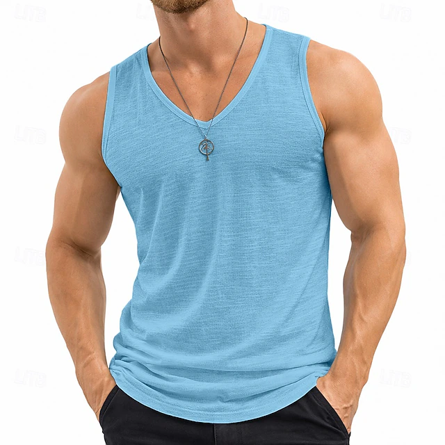 Grant | Skulptureret V-Hals Tanktop