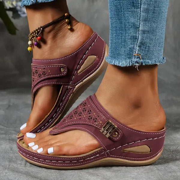 Mila | Premium Komfortabel T-Strop Sandal