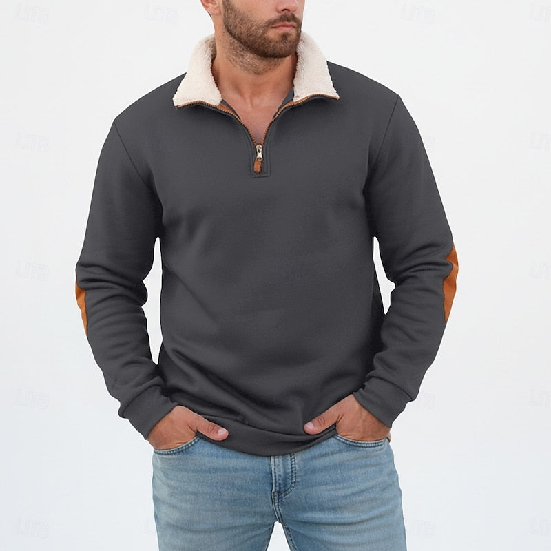Sawyer | Stående Krave Halv-Zip Pullover