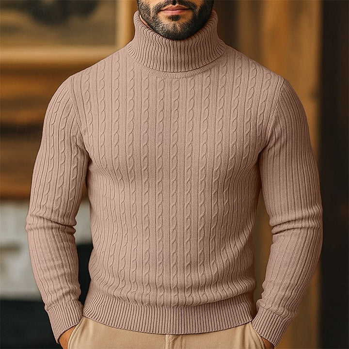 Rupert | Kabelstrik Turtleneck Sweater