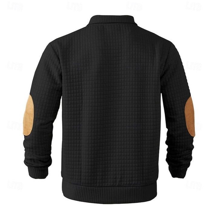 Garrett | Tekstureret Stående Krave Pullover