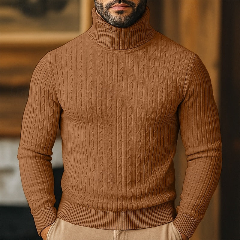 Rupert | Kabelstrik Turtleneck Sweater