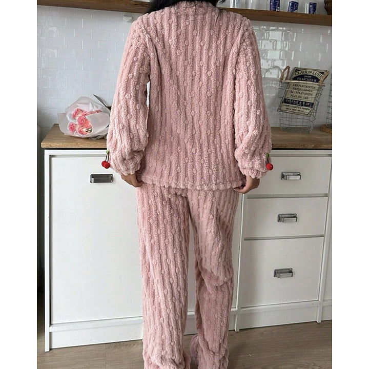 Maribel | Cozy Cherry Two-Piece Set