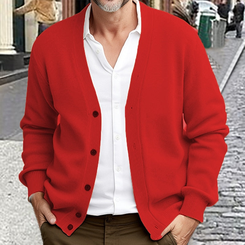 Emerson | Forfinet V-Hals Cardigan