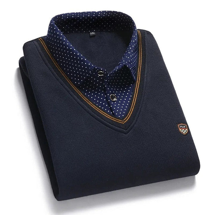 Wallace | Raffineret Mock-Krave Sweater