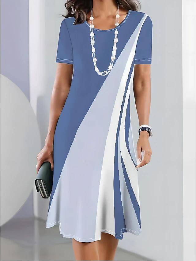 Tessa | Elegant Flydende Midi Kjole
