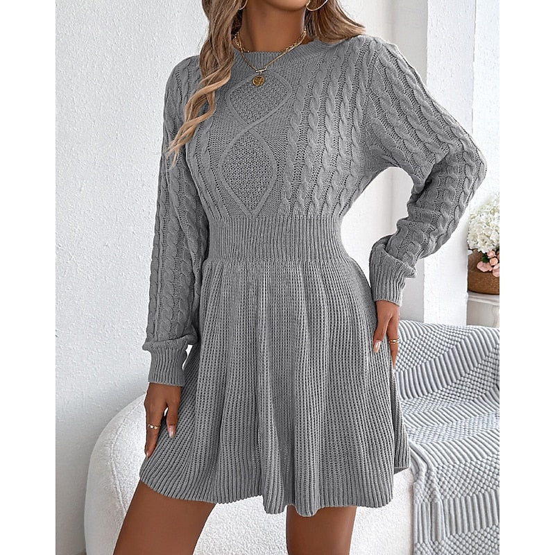 Whitney | Kabelstrikket Kjole