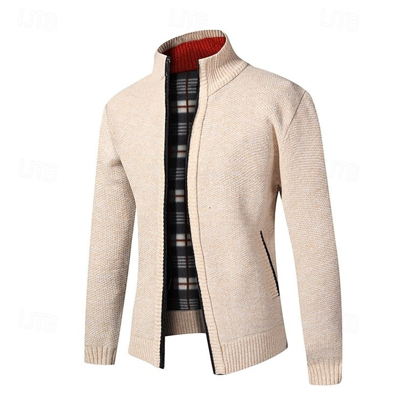 Gregory | Stand-Krave Zip Cardigan
