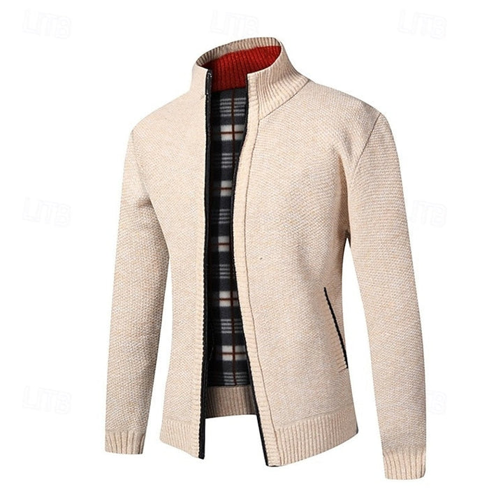 Gregory | Stand-Krave Zip Cardigan