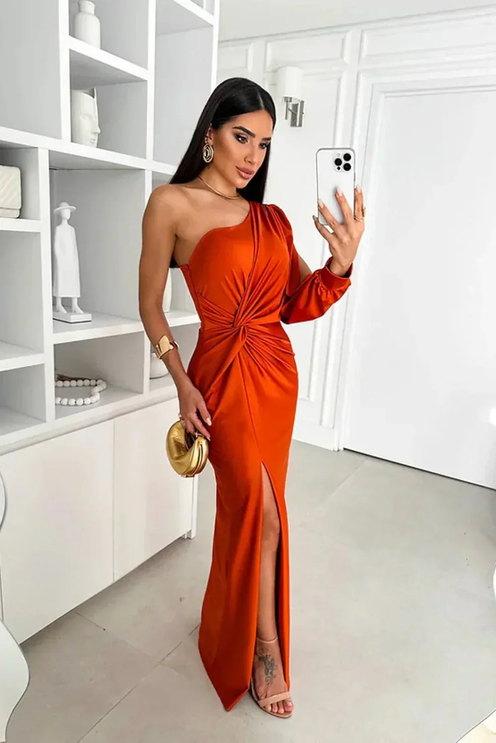 Samantha | One-Shoulder Aftenkjole
