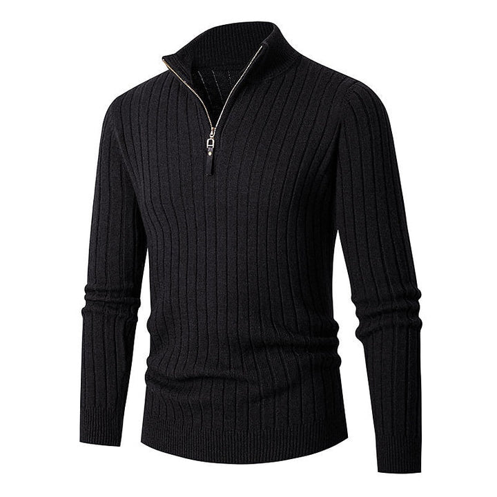 Gavin | Ribbet Quarter-Zip Sweater