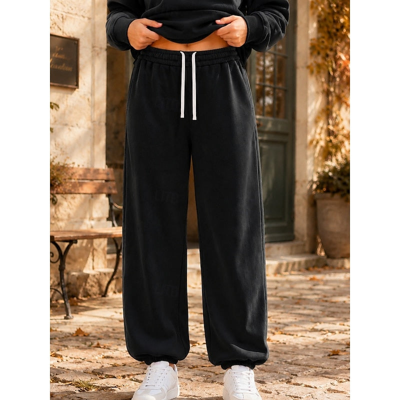 Joyce | Afslappede Bredbenede Joggers