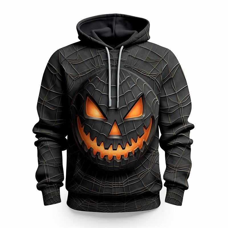 Hugo | Halloween Grafisk Hættetrøje