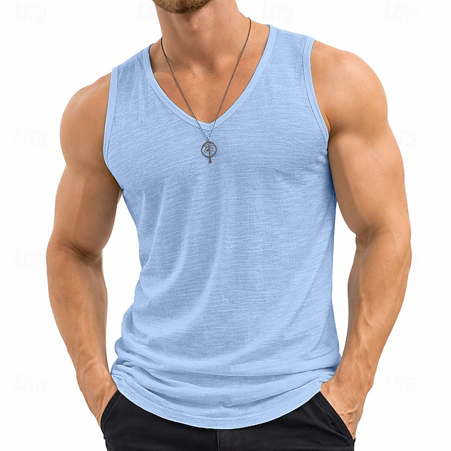 Grant | Skulptureret V-Hals Tanktop