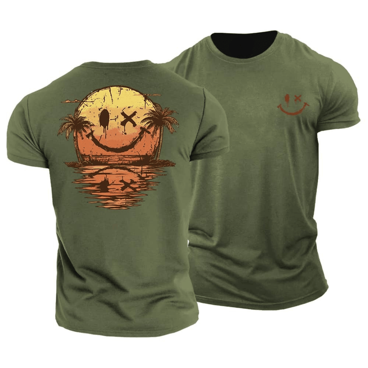 Tyler | Sommer Smiley Strand T-Shirt