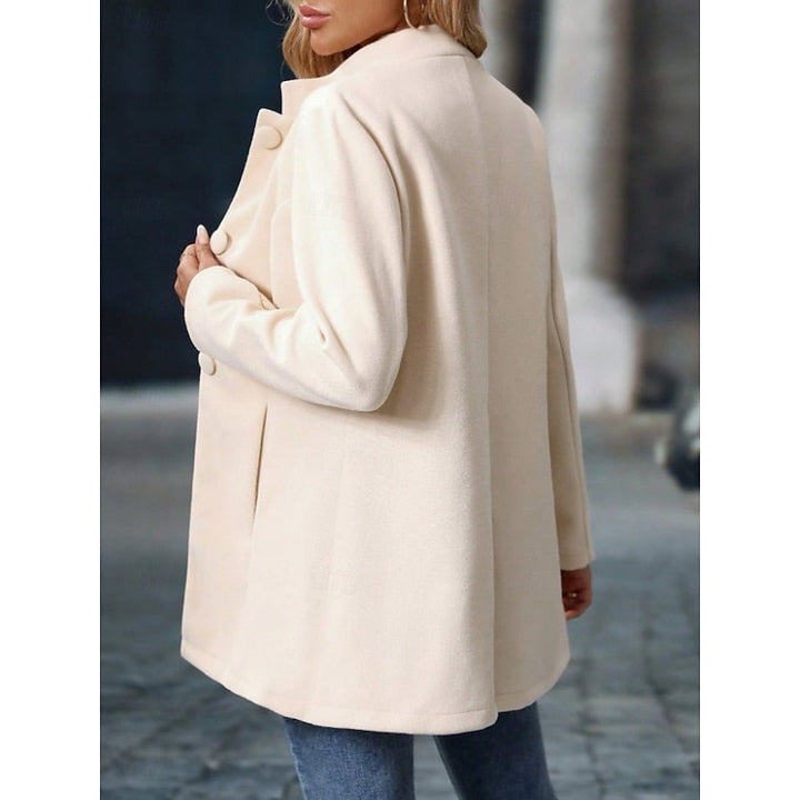 Fiona | Elegant Stå-Krave Frakke