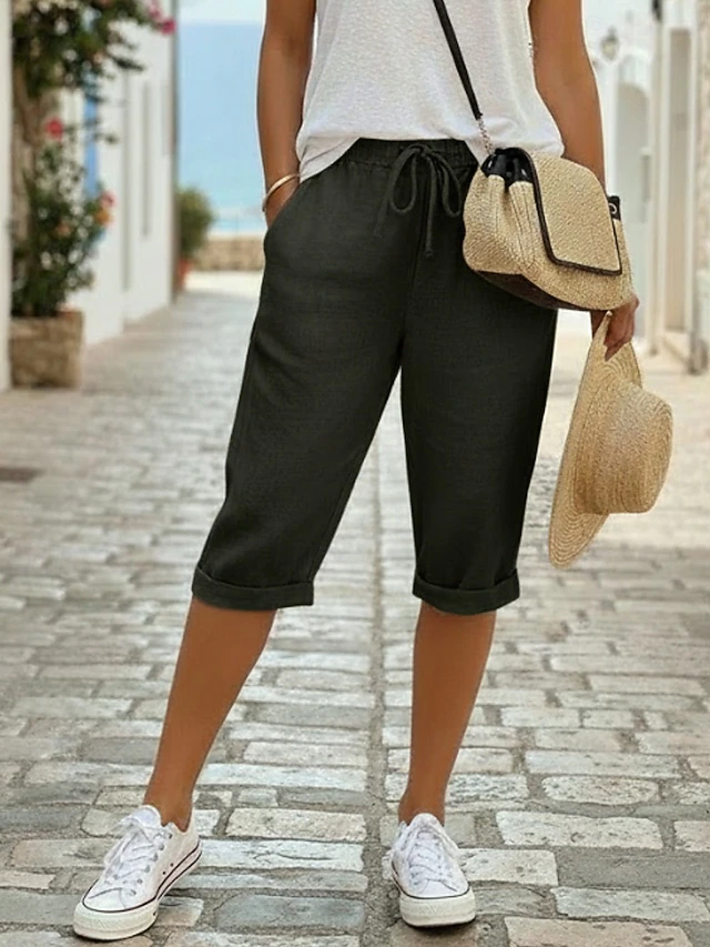 Marlowe | Afslappede Drawstring Capris