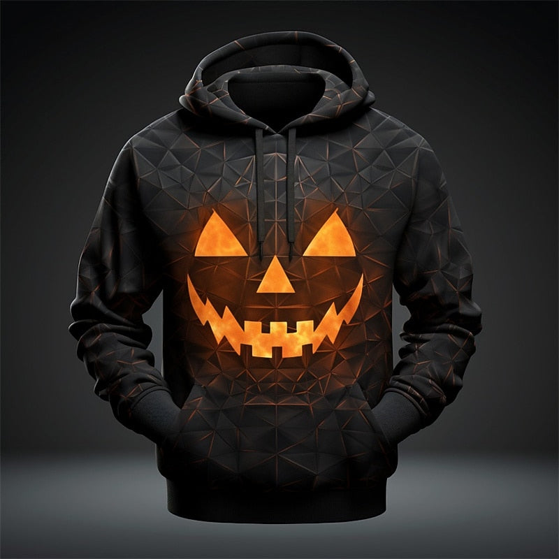 Hugo | Halloween Grafisk Hættetrøje