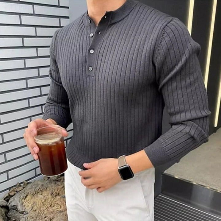 Theo | Ribbede Henley Sweater